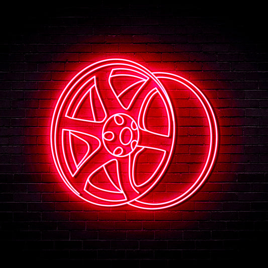 TE37 Wheel Neon/LED sign