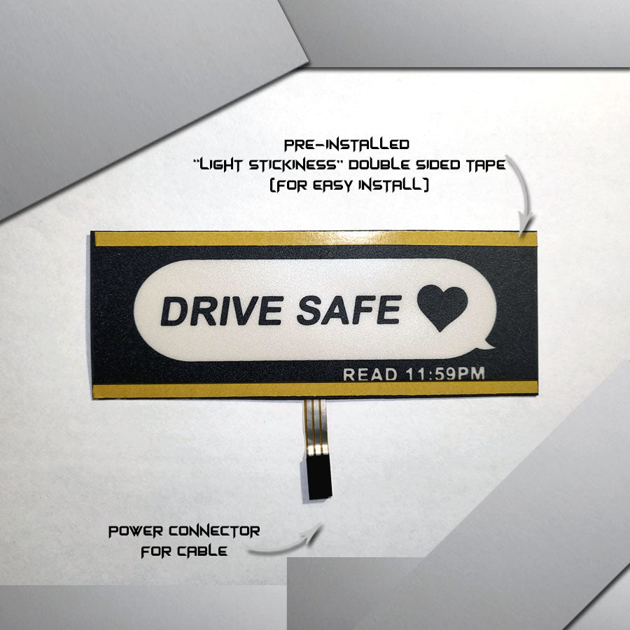 Drive Safe Glow/LED Panel