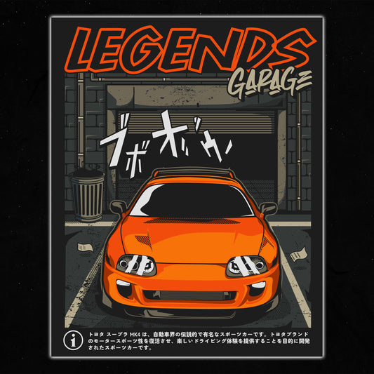 Legends Garage Supra Rug