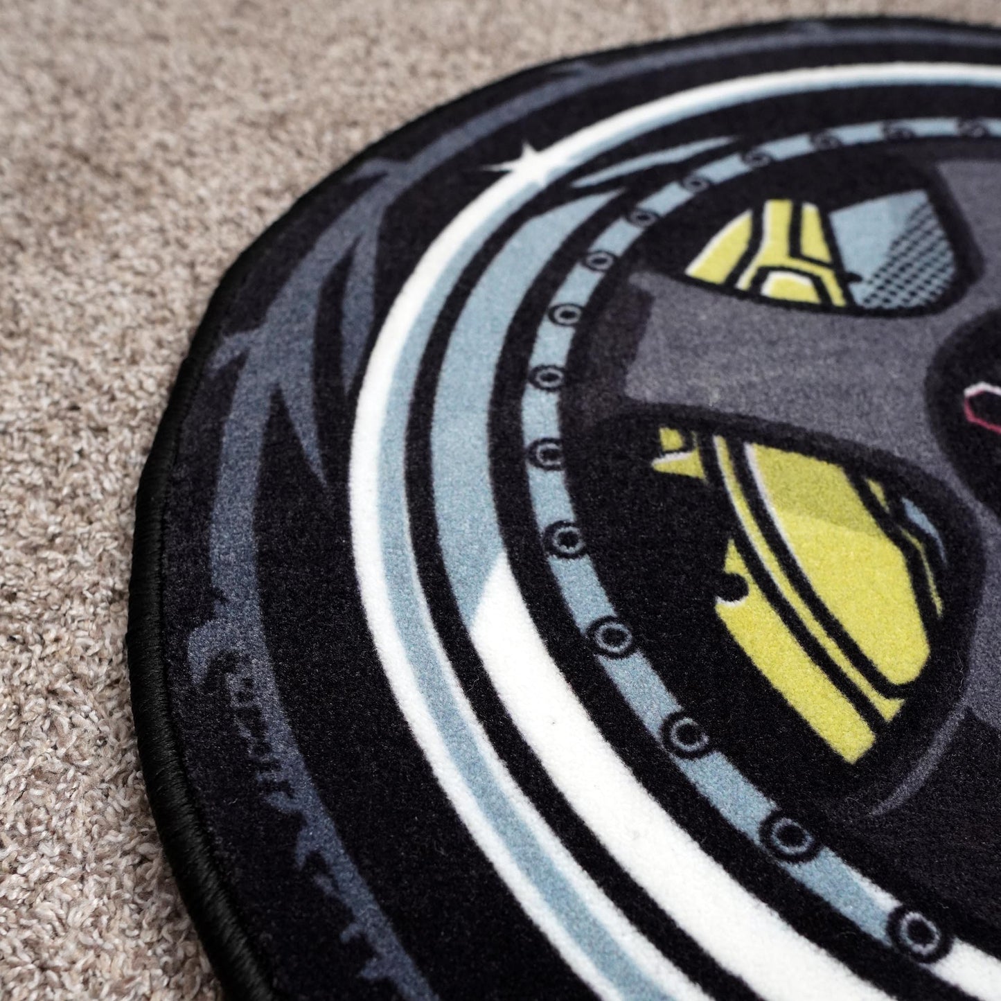 Custom Wheel Rug